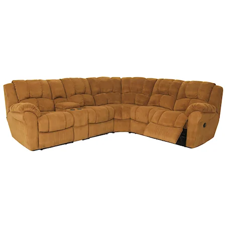 Power Reclining Sectional Sofa with Duet Console